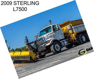 2009 STERLING L7500