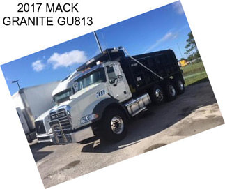 2017 MACK GRANITE GU813