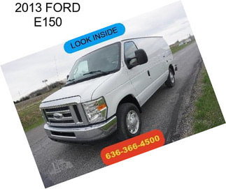 2013 FORD E150