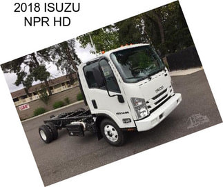 2018 ISUZU NPR HD