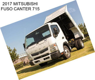 2017 MITSUBISHI FUSO CANTER 715