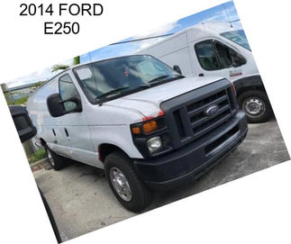 2014 FORD E250