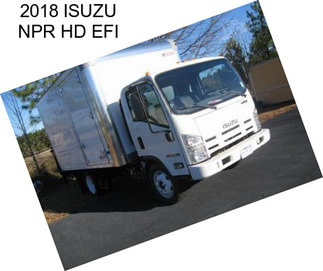 2018 ISUZU NPR HD EFI