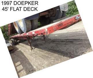 1997 DOEPKER 45\' FLAT DECK