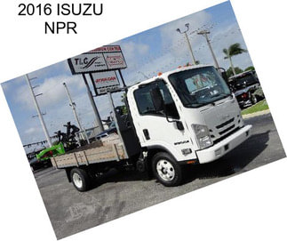 2016 ISUZU NPR