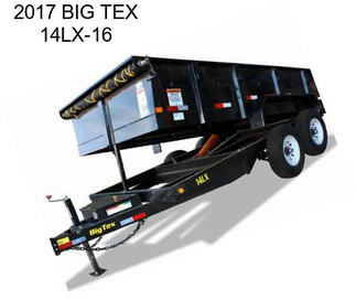2017 BIG TEX 14LX-16