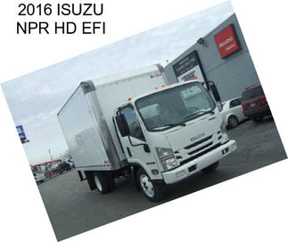 2016 ISUZU NPR HD EFI