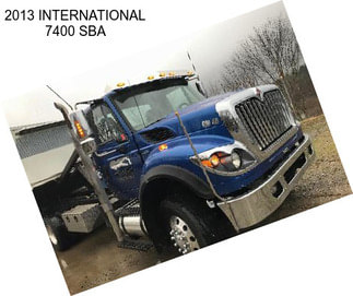2013 INTERNATIONAL 7400 SBA
