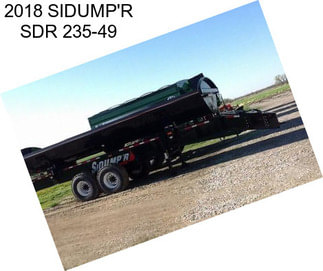 2018 SIDUMP\'R SDR 235-49