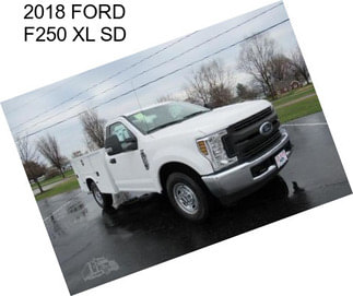 2018 FORD F250 XL SD