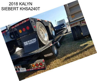 2018 KALYN SIEBERT KHSA240T