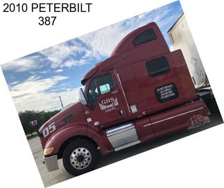 2010 PETERBILT 387