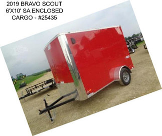 2019 BRAVO SCOUT 6\'X10\' SA ENCLOSED CARGO - #25435