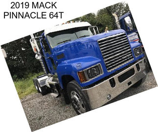 2019 MACK PINNACLE 64T