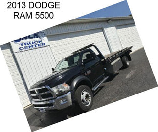 2013 DODGE RAM 5500