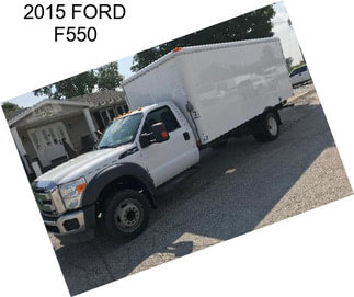 2015 FORD F550