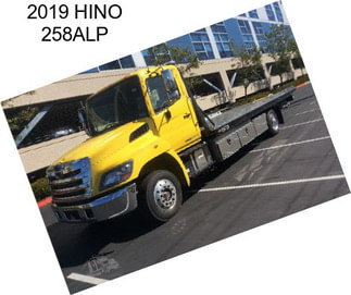 2019 HINO 258ALP