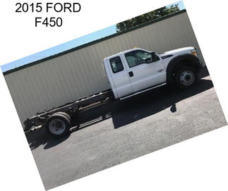 2015 FORD F450