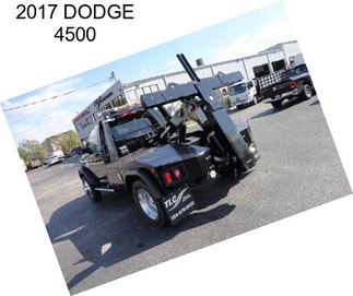 2017 DODGE 4500