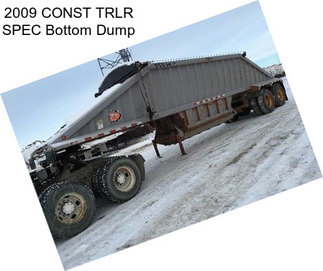 2009 CONST TRLR SPEC Bottom Dump