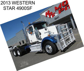 2013 WESTERN STAR 4900SF