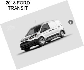 2018 FORD TRANSIT