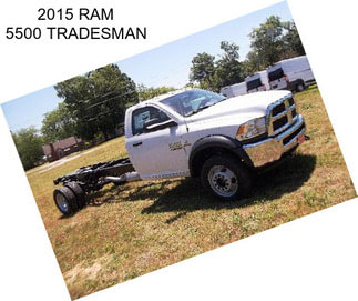 2015 RAM 5500 TRADESMAN