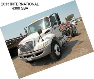 2013 INTERNATIONAL 4300 SBA