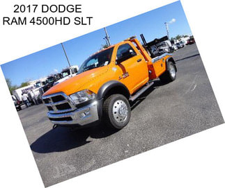 2017 DODGE RAM 4500HD SLT