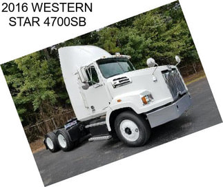 2016 WESTERN STAR 4700SB