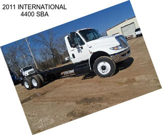 2011 INTERNATIONAL 4400 SBA