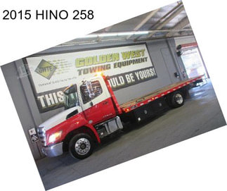 2015 HINO 258