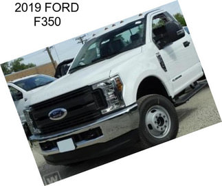 2019 FORD F350