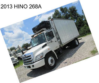 2013 HINO 268A