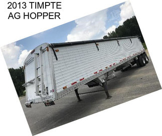 2013 TIMPTE AG HOPPER