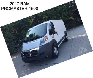 2017 RAM PROMASTER 1500