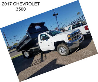 2017 CHEVROLET 3500