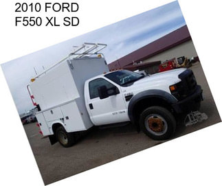 2010 FORD F550 XL SD