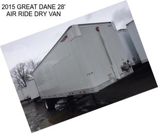 2015 GREAT DANE 28\' AIR RIDE DRY VAN