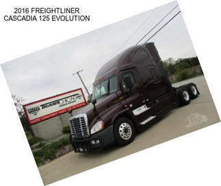 2016 FREIGHTLINER CASCADIA 125 EVOLUTION