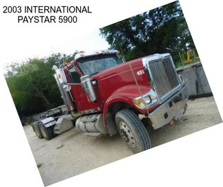 2003 INTERNATIONAL PAYSTAR 5900