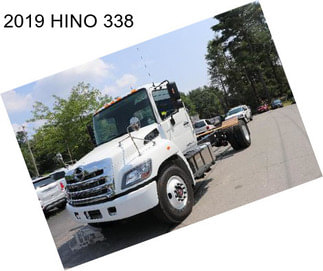 2019 HINO 338