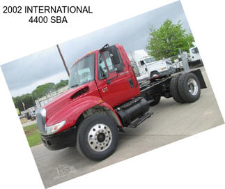 2002 INTERNATIONAL 4400 SBA