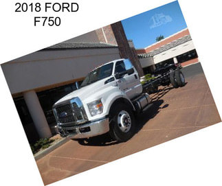 2018 FORD F750