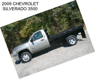 2009 CHEVROLET SILVERADO 3500