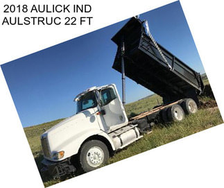2018 AULICK IND AULSTRUC 22 FT