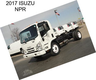 2017 ISUZU NPR