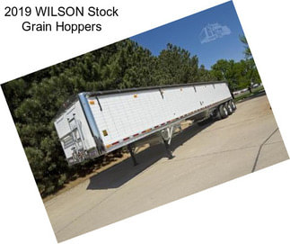 2019 WILSON Stock Grain Hoppers