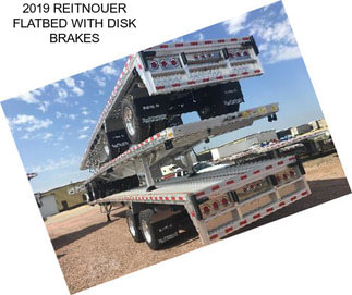 2019 REITNOUER FLATBED WITH DISK BRAKES