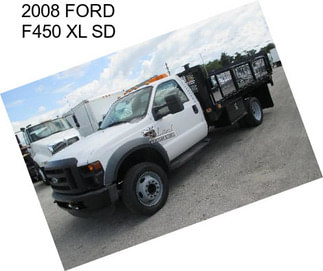 2008 FORD F450 XL SD